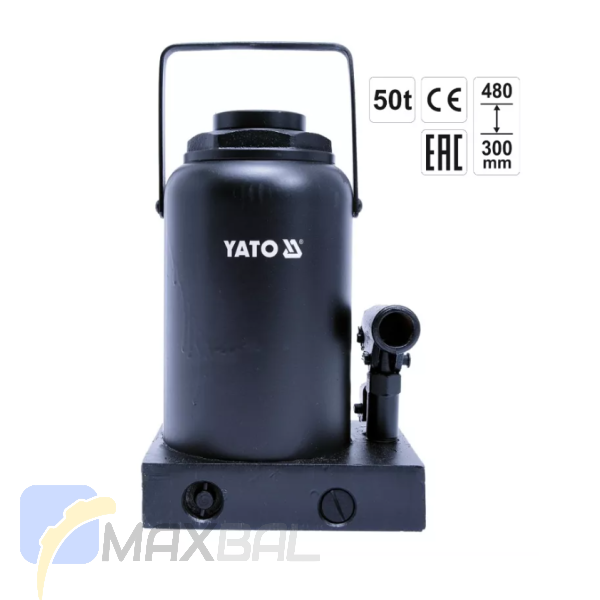 Gata hidráulica de botella YATO YT-17009. 50 toneladas de capacidad,