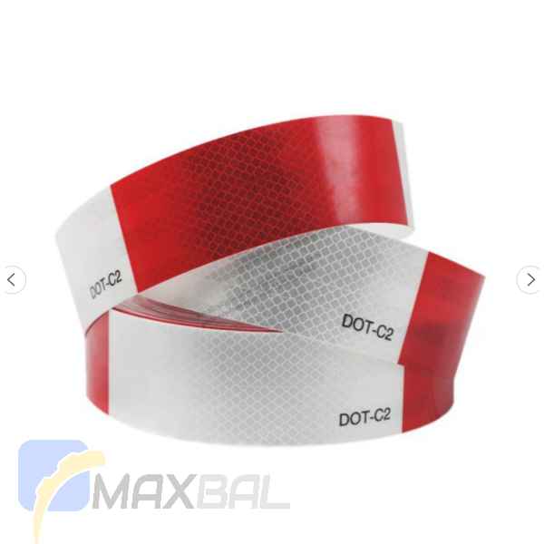 CINTA REFLECTANTE BICOLOR 2' ROLLO 45MTS DOT C2 ECONOMICA